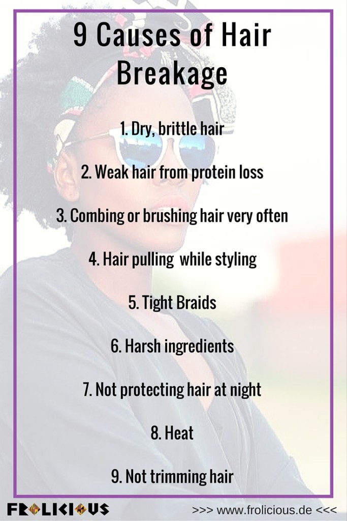 9 causes of hair breakage