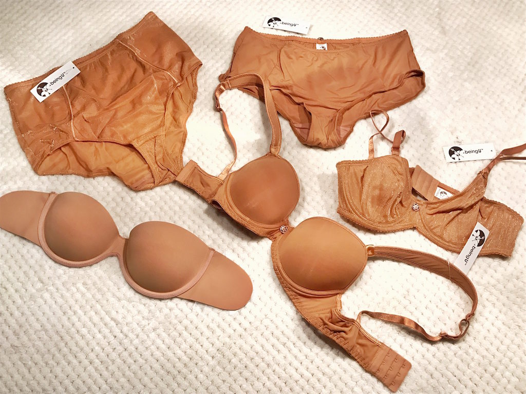 beingU skin tone lingerie