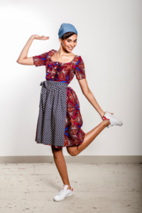 African Dirndl_bayerische Dirndln aus afrikanischen Stoffen