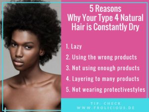 your type 4 natural hair is constantly dry